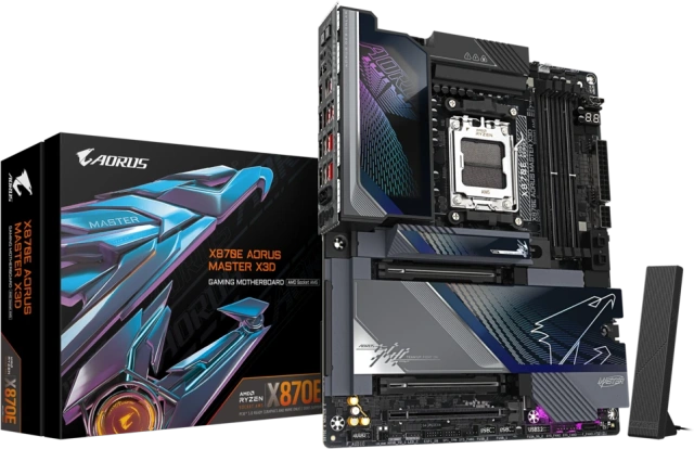 Материнская плата Gigabyte X870E AORUS MASTER X3D купить! 