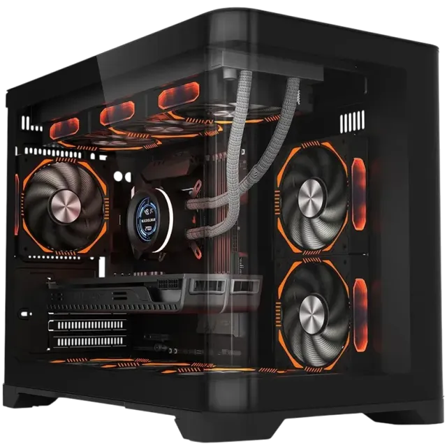 Компьютерный корпус 1STPLAYER UVIEW UV6 Black (UV6-BK) купить! 