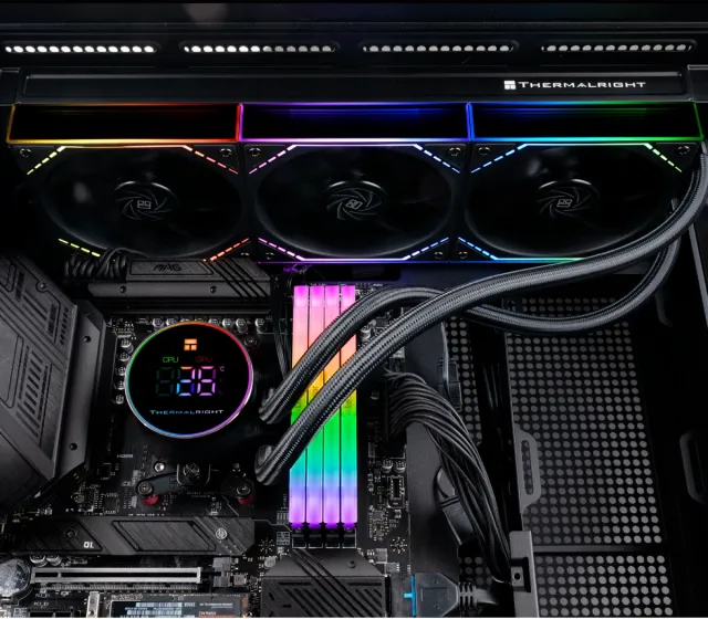 Система водяного охлаждения Thermalright Frozen Magic 360 Digital ARGB Black V2 (TRFM360DABV2) купить! 