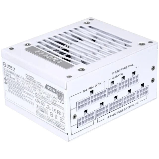 Блок питания Lian Li 850W SP850 White (G89.SP850W.01RU) 16 Pin (PCIe 5.0 Connector Cable Details) купить! 