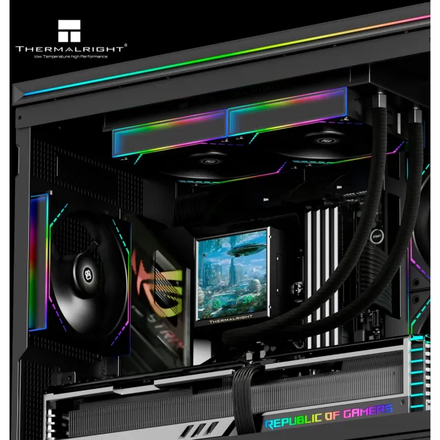 Система жидкостного охлаждения для процессора Thermalright Peerless Vision 240 ARGB Black (TRPV240AB) купить! 