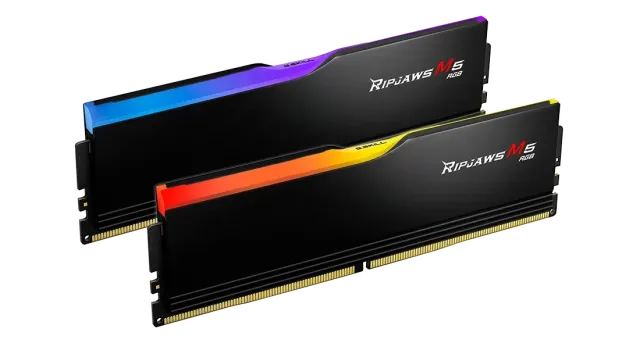Оперативная память DDR5 32 Gb 6000 MHz G.Skill RIPJAWS M5 RGB Black (F5-6000J3040F16GX2-RM5RK) купить! 