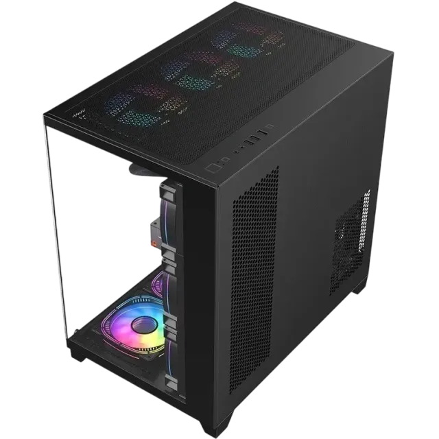 Компьютерный корпус 1STPLAYER MEGAVIEW MV8-TP Black (MV8-TP-BK) купить! 