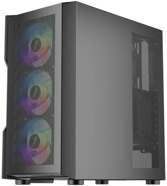 Компьютерный корпус 1STPLAYER TRILOBITE T7-P RGB Black (T7-P-BK-4F1) купить! 