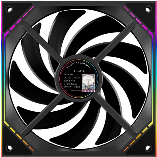 Вентилятор для корпуса Thermalright TL-M14 ARGB Black (TRTLM14) купить! 