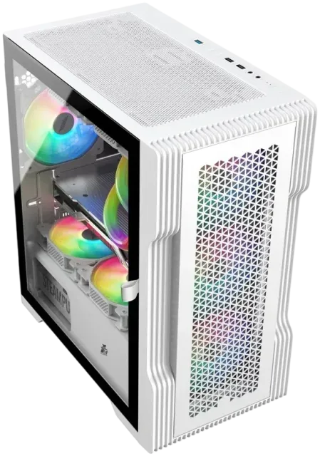 Компьютерный корпус 1STPLAYER TRILOBITE T3 ARGB White (FP_T3-WH-4F2-W(AP)) купить! 