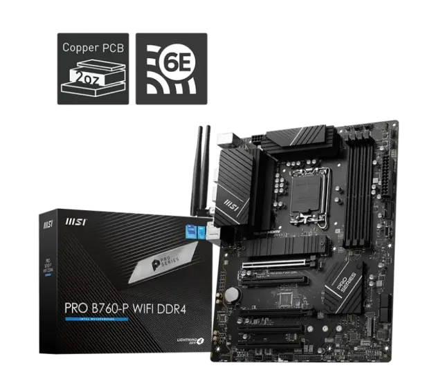 Материнская плата MSI PRO B760-P WIFI DDR4 купить! 