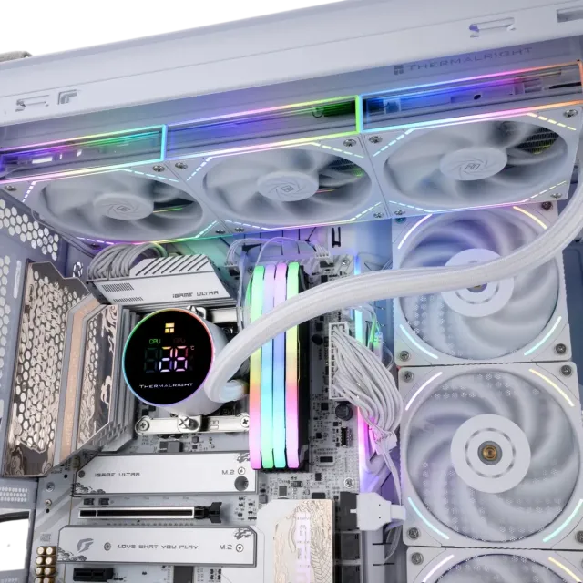 Система водяного охлаждения Thermalright Frozen Magic 360 Digital ARGB V2 White (TRFM360DAWV2) купить! 