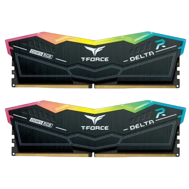 Оперативная память 64 Gb 6000 MHz Team Group T-Force Delta RGB (FF3D564G6000HC38JDC01) купить! 