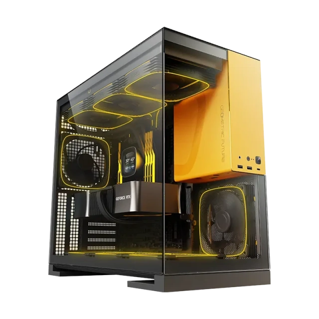 Игровой компьютер 992929 (Ryzen 7 9700X 3.8 ГГц/AMD X870/32 ГБ DDR5 6.0 ГГц/1024 ГБ SSD/RTX 5060 Ti 16 ГБ/Wi-Fi/850W/Geometric Future Model 5 ARGB Black Yellow) - купить по выгодной цене!