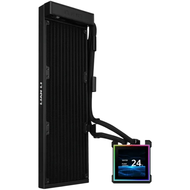 Система жидкостного охлаждения для процессора Lian Li HydroShift II LCD-S 360N (GHS2LCDS36NB) Black (G89.GHS2LCDS36NB.R0) купить! 
