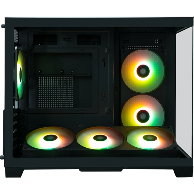 Компьютерный корпус XASTRA QW500M 6ARGB-FC-C6-UC Black (QW500M-1FA36A-1FA24A-1FC1) купить! 