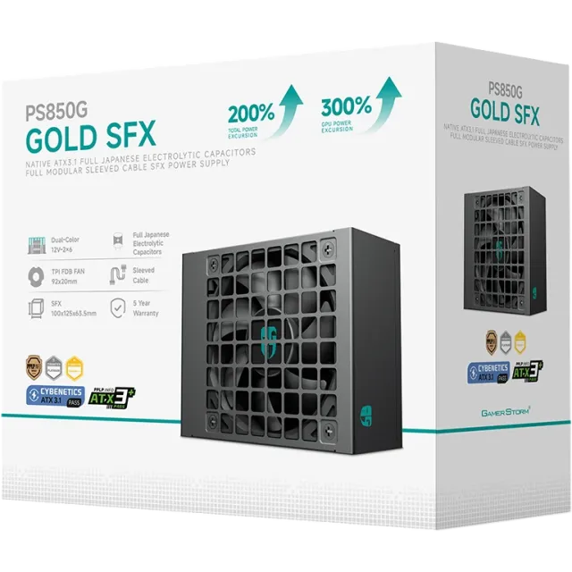 Блок питания Deepcool 850W GAMERSTORM PS850G 16 Pin (PCIe 5.0 Connector Cable Details) купить! 