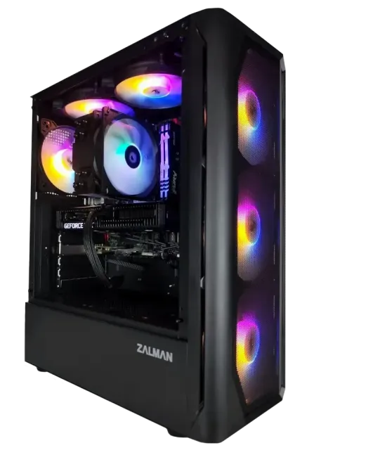 Офисный компьютер 990516 (Core i5-13400 2,5 ГГц/Intel B760/32 ГБ DDR5 6  ГГц/1024 ГБ SSD/Wi-Fi/650W/Zalman N4) - купить! 
