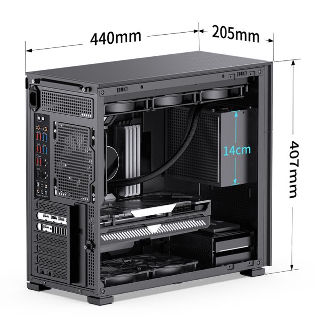 Компьютерный корпус Jonsbo D41 MESH TG Black купить! 