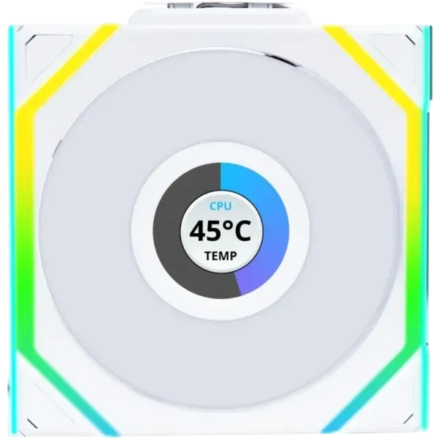 Комплект вентиляторов для корпуса Lian Li UNI FAN SL WIRELESS LCD 120 ARGB White 12SLLCD1W3W (G99.12SLLCD1W3W.R0) купить! 