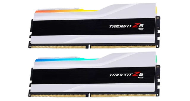 Оперативная память DDR5 32 Gb 6000 MHz G.Skill TRIDENT Z5 RGB White (F5-6000J3636F16GX2-TZ5RW) купить! 