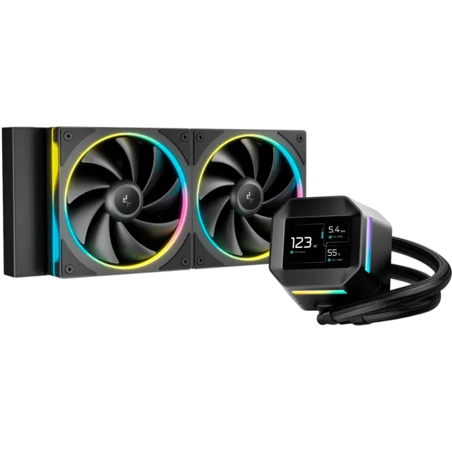 Система жидкостного охлаждения для процессора Deepcool LM240 ARGB Black купить! 