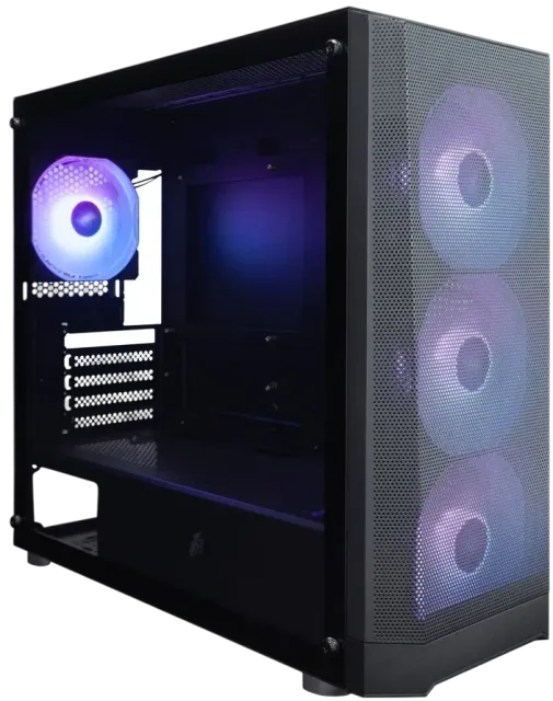 Компьютерный корпус 1STPLAYER FD5-M ARGB Black ARGB (FD5-M-BK-4F2(AP)) купить! 