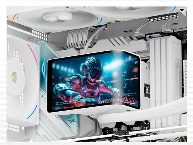 Система жидкостного охлаждения для процессора Thermalright Wonder Vision 360 Turbo ARGB White (TRWV360TAW) купить! 