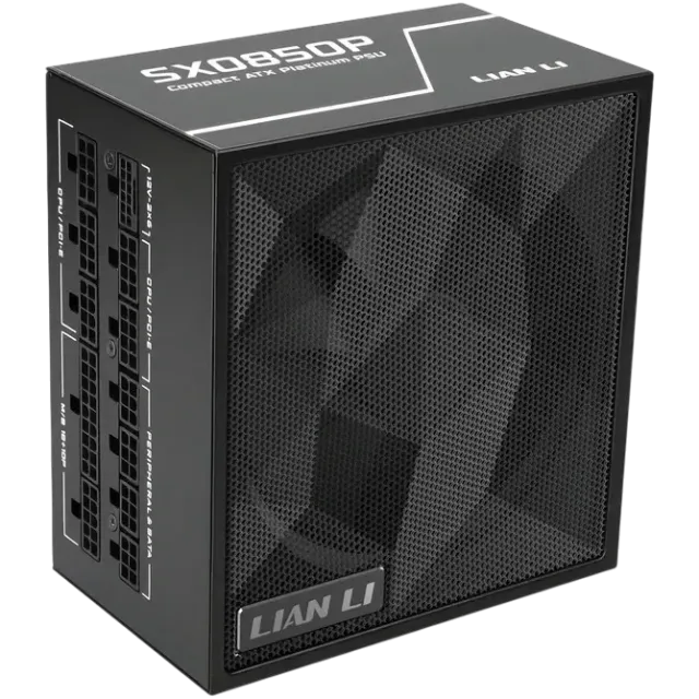 Блок питания Lian Li 850W SX0850P Black (G9P.SX0850P.B000.RU) 16 Pin (PCIe 5.1 Connector Cable Details) купить! 