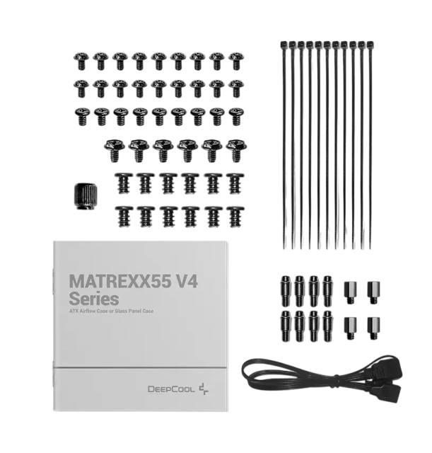 Компьютерный корпус Deepcool MATREXX 55 V4 RGB Black (R-MATREXX55-BKADA4-G-4) купить! 