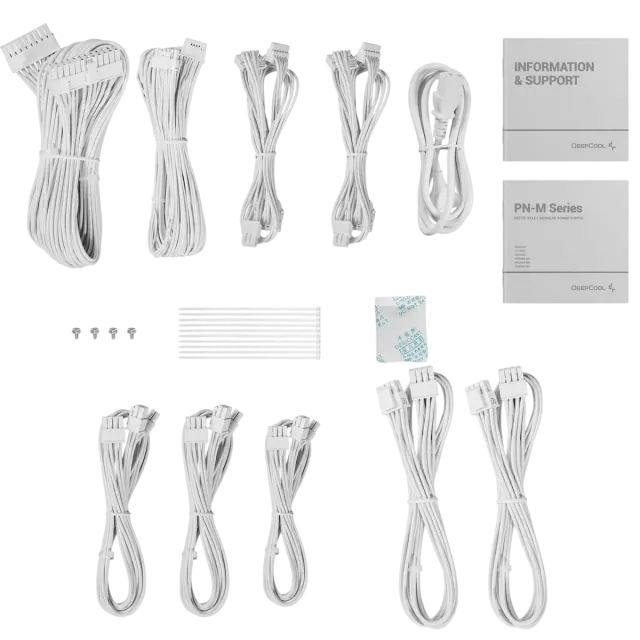 Блок питания Deepcool 850W PN850M White (R-PN850M-FC0W-WGEU) 16 Pin (PCIe 5.0 Connector Cable Details) купить! 