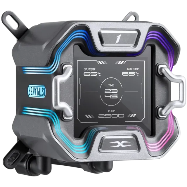 Система жидкостного охлаждения для процессора 1STPLAYER X-360 ARGB Black (X-360-BK) купить! 