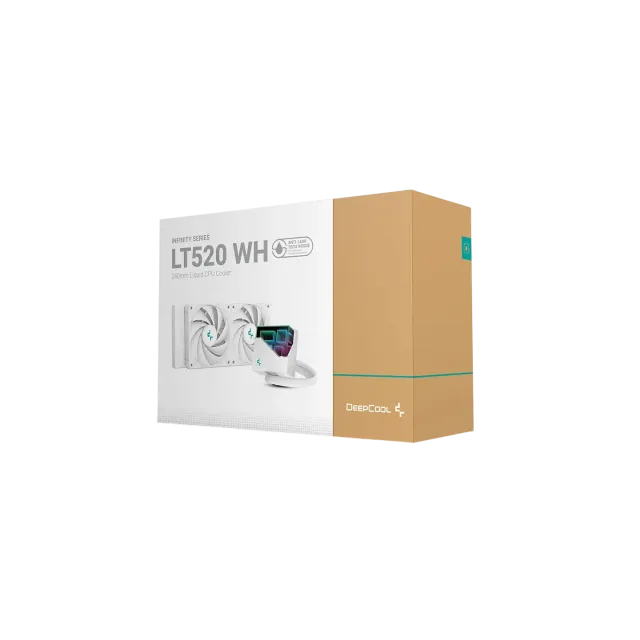 Система водяного охлаждения для процессора Deepcool LT520 WH ARGB PWM купить! 