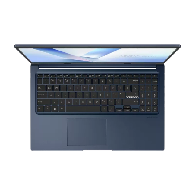 Ноутбук Asus Vivobook 15 X1504VA-BQ4055W11 (Core 5 120U/15.6" FHD/16Gb/512GB SSD/Intel UHD Graphics/Win 11 Pro/подсветка клавиатуры) Синий - фото
