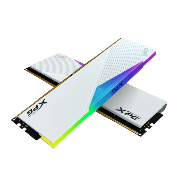 Оперативная память DDR5 32 ГБ 6400 МГц ADATA XPG LANCER RGB White (AX5U6400C3216G-DCLARWH) модулей 2 шт. купить! 