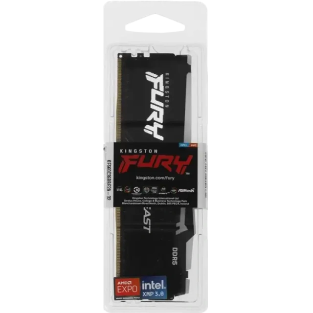 Оперативная память 32 Gb 6000 MHz Kingston FURY Beast RGB Black (KF560C36BBE2A-32) купить! 