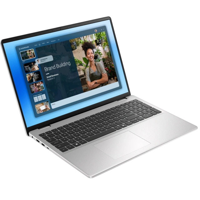Ноутбук Dell 16 DC16256 (AMD Ryzen AI 5 330/16" 1920x1200/16Gb/512Gb SSD/AMD Radeon Graphics/Win 11 Home) Silver - фото