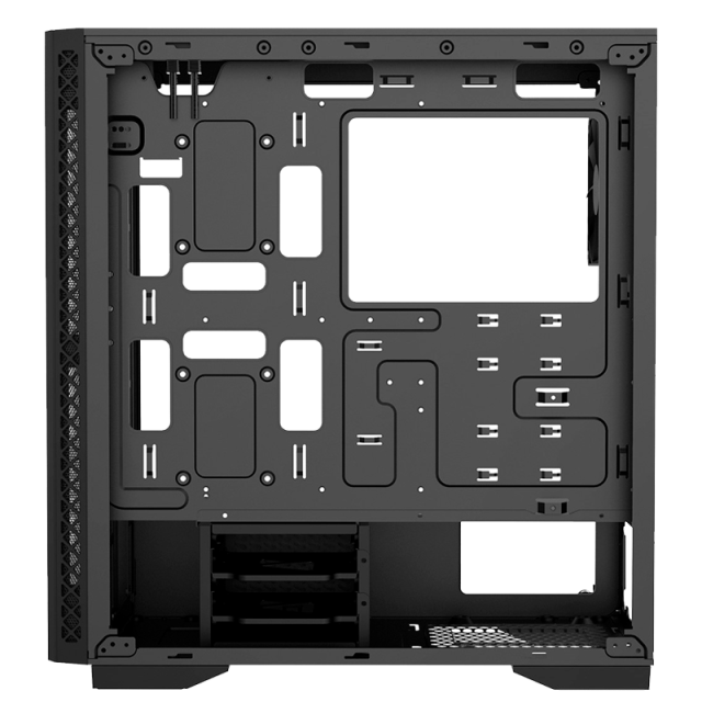 Компьютерный корпус Deepcool MATREXX 50 ADD-RGB 4F без БП, боковое окно (закаленное стекло), 3xRGB LED 120мм ветилятора спереди и 1xRGB LED 120мм ветилятора сзади, черный, ATX (DP-ATX-MATREXX50-AR-4F-NE) купить! 