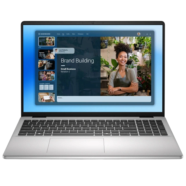 Ноутбук Dell 16 DC16256 (AMD Ryzen AI 5 330/16" 1920x1200/16Gb/512Gb SSD/AMD Radeon Graphics/Win 11 Home) Silver - фото