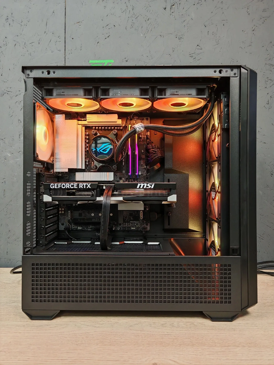Игровой компьютер 989756 (Ryzen 7 9800X3D 4,7 ГГц/AMD B850/32 ГБ DDR5 6 ГГц/2048 ГБ SSD/RTX 5090 32 ГБ/Wi-Fi/1200W/MSI MAG FORGE 320R AirFlow TG ARGB)