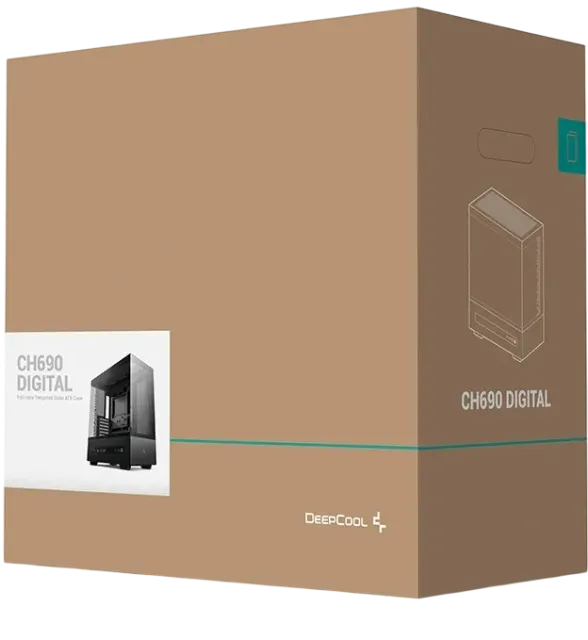 Компьютерный корпус Deepcool CH690 DIGITAL Black (R-CH690-BKNNA0D-G-1) купить! 