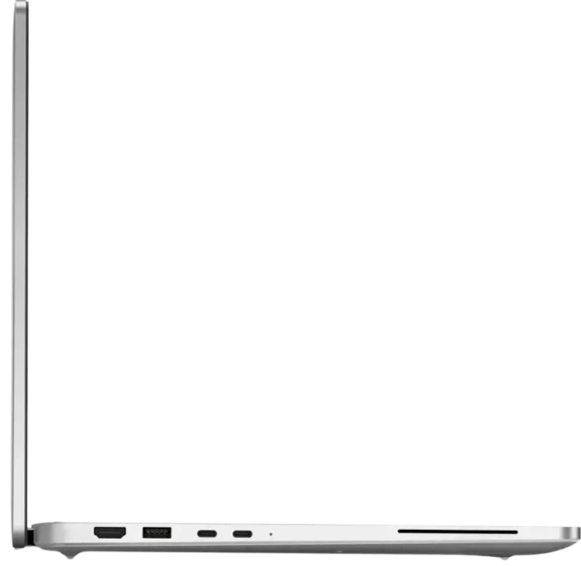 Ноутбук Dell Pro 16 Plus (Core Ultra 7 226V 5.0Ghz/16" 1920x1200/16Gb/512Gb SSD/Intel Arc 140V/Wi-Fi/BT/Win 11 Pro) Silver - фото