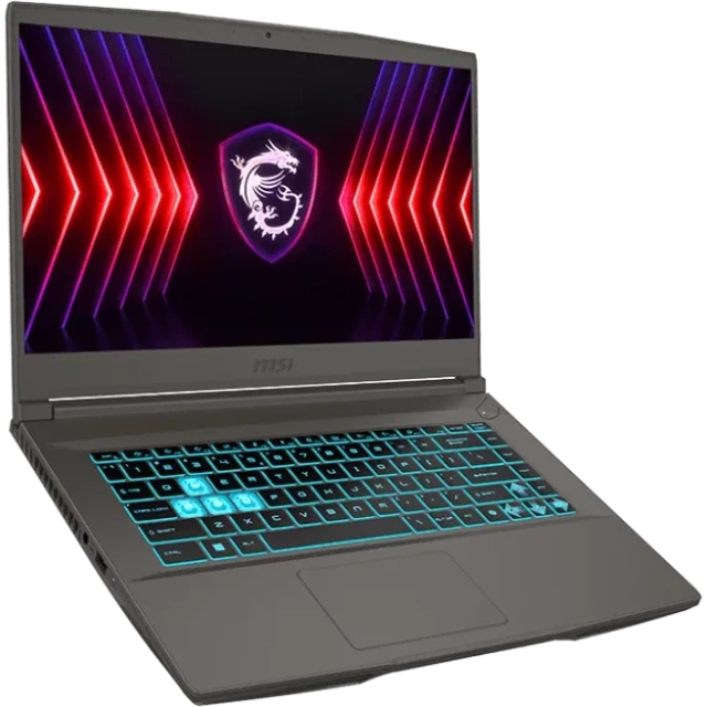 Ноутбук MSI Thin A15 B7UC-405XRU (AMD Ryzen 5 7535HS/15.6"1920x1080/16Gb/1Tb SSD/GeForce RTX 3050/noOS) black - фото