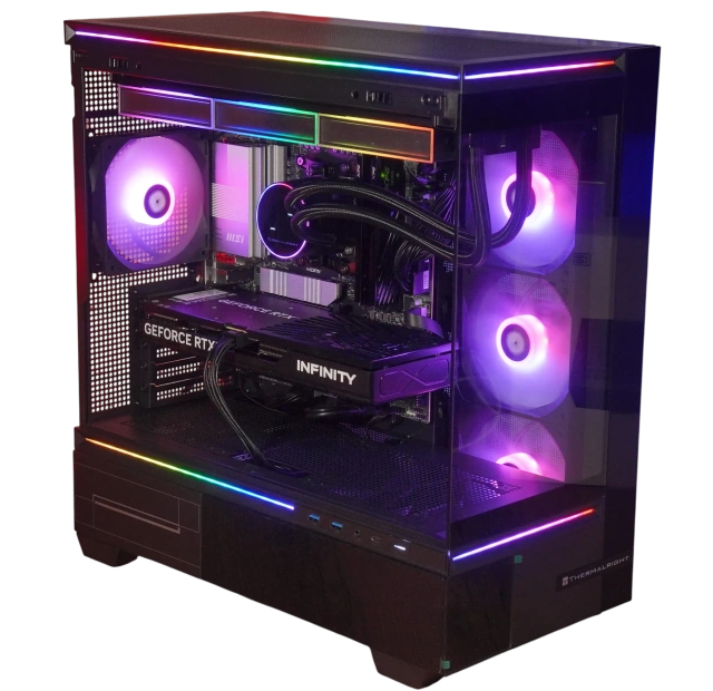 Игровой компьютер 989688 (Ryzen 7 7800X3D 4,2 ГГц/AMD B850/32 ГБ DDR5 6 ГГц/2048 ГБ SSD/RTX 5080 16 ГБ/Wi-Fi/1000W/Thermalright M10 TG Black ) - купить по выгодной цене!