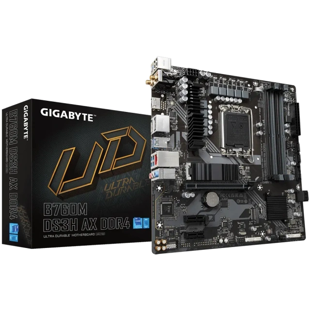 Материнская плата Gigabyte B760M DS3H AX DDR4 купить! 