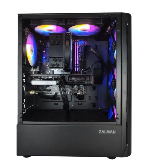 Игровой компьютер 991663 (Ryzen 7 7700 3.8 ГГц/AMD B650/32 ГБ DDR5 6.0 ГГц/1024 ГБ SSD/RTX 5060 8 ГБ/Wi-Fi/650W/ALSEYE Audin-BK ARGB Black) - купить по выгодной цене!