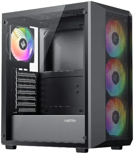 Офисный компьютер 990512 (Core i3-13100 3,4 ГГц/Intel B760/32 ГБ DDR5 6  ГГц/1024 ГБ SSD/Wi-Fi/650W/XASTRA A406 4ARGB Black) - купить! 