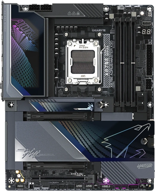 Материнская плата Gigabyte X870E AORUS MASTER X3D купить! 