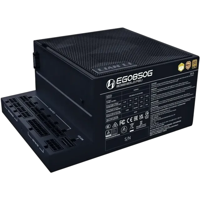 Блок питания Lian Li 850W EG0850G Black (G9P.EG0850G.B000.RU) 16 Pin (PCIe 5.0 Connector Cable Details) купить! 