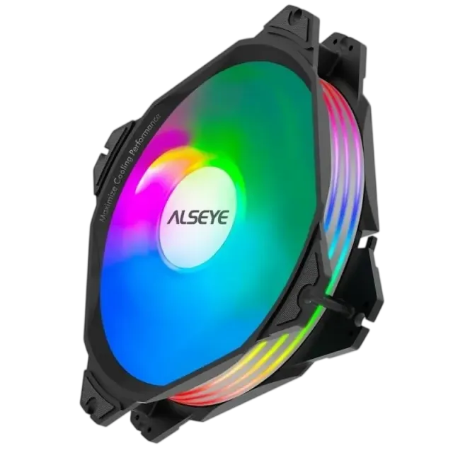 Вентилятор для корпуса ALSEYE Black M120-PB RGB купить! 