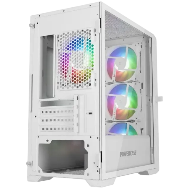 Компьютерный корпус Powercase ByteFlow Micro ARGB TG White (CAMBFW-A4) купить! 