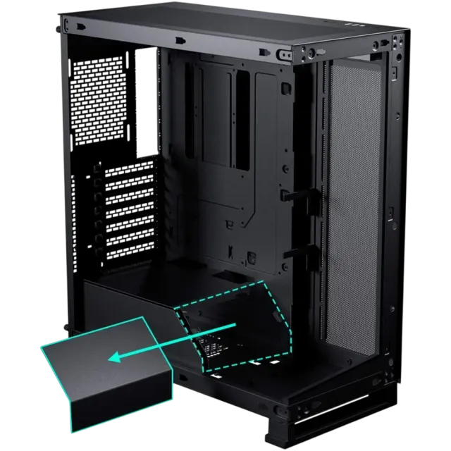 Компьютерный корпус Phanteks NV5S Digtial RGB Lighting ARGB TG Black (PH-NV523s_DBK01) купить! 