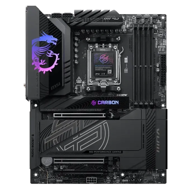 Материнская плата MSI MPG X870E CARBON MAX WIFI купить! 