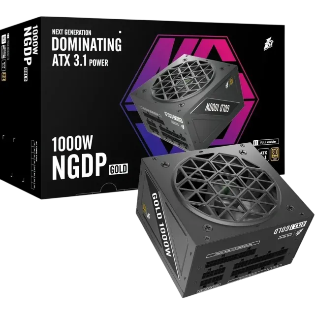 Блок питания 1STPLAYER 1000W NGDP Gold Black (HA-1000BA4) 16 Pin (PCIe 5.0 Connector Cable Details) купить! 